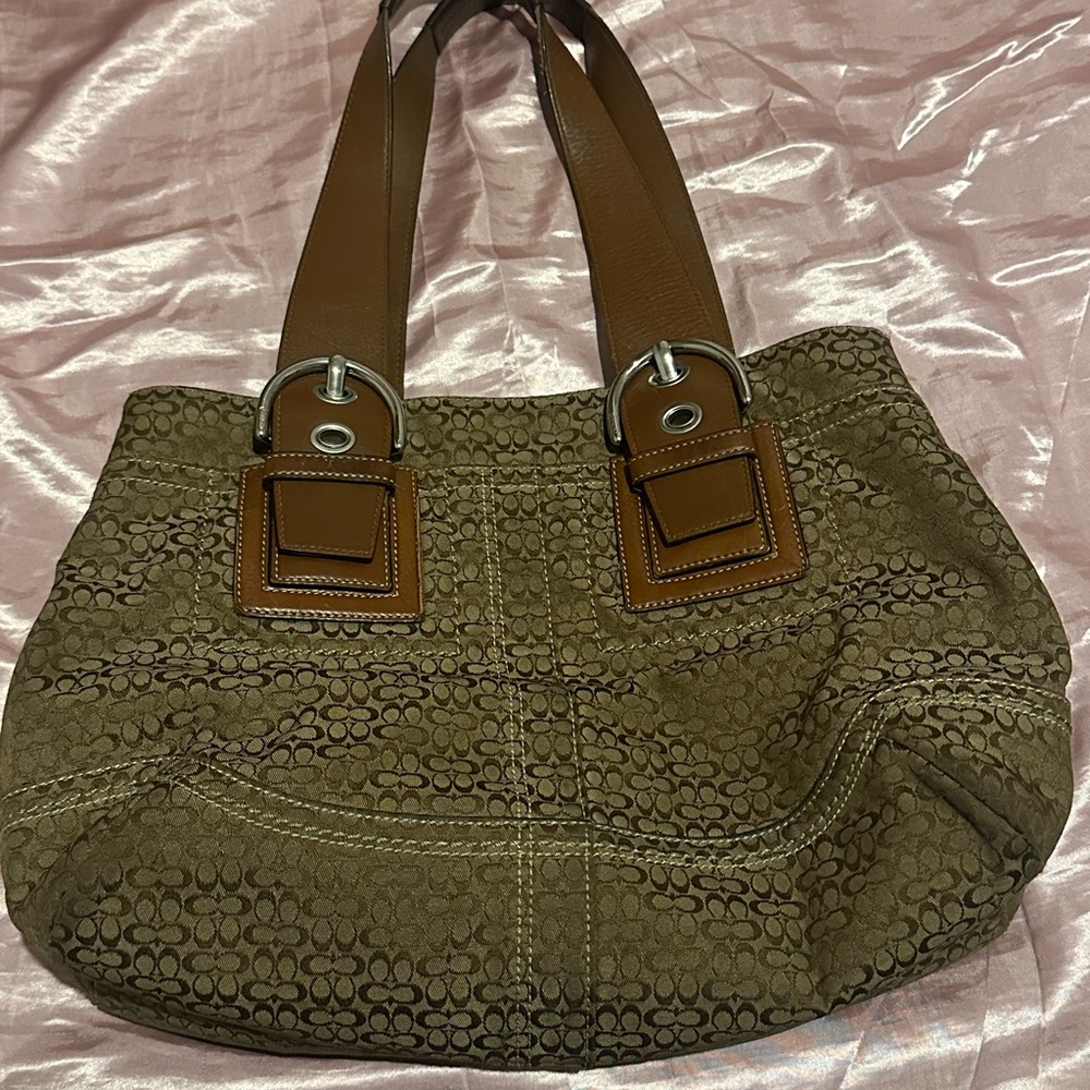 Brown Patterned Women's Bag